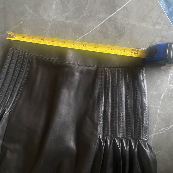 Givenchy Black A-Line Pleated Skirt- size 36 - Picture 9 of 12